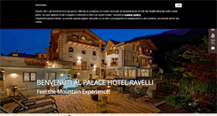 Desktop Screenshot of palacehotelravelli.it